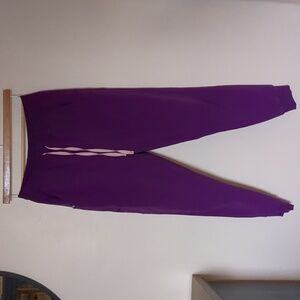 Figs High-Waisted Jogger Scrub Pant - M / Purple